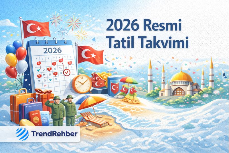 2026 Resmi Tatiller Takvimi: Hangi Gün, Kaç Gün Tatil Var?