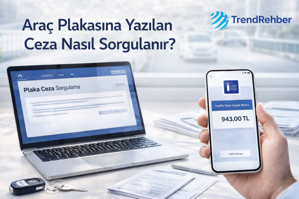 Araç plakasına yazılan ceza sorgulama işlemini e-Devlet üzerinden nasıl yapacağınızı, ceza varsa ödeme için hangi ekrana geçmeniz gerektiğini ve dikkat edilmesi gerekenleri bu rehberde öğrenin.