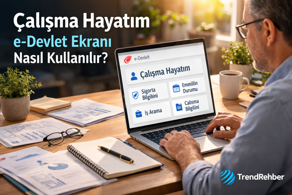 e-Devlet Çalışma Hayatım ekranı ne işe yarar? Sigorta, emeklilik ve çalışma bilgilerini tek panelde görme rehberi burada.