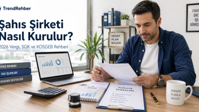 Şahıs şirketi kurma sürecinde vergi açılışı, SGK işlemleri, KOSGEB desteği ve kuruluş evraklarını anlatan 2026 rehberi