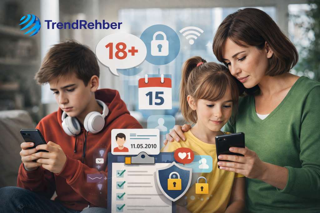 Sosyal medyada yaş sınırı, genç hesaplar ve ebeveyn kontrolü hakkında bilgilendirici rehber